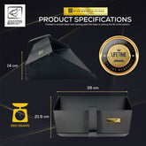 Strong Trade Metal Thick Gauge Heavy Duty 350mm Black Dustpan - LIFETIME WARRANTY